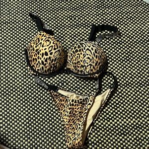 Leopard Print Bikini Set